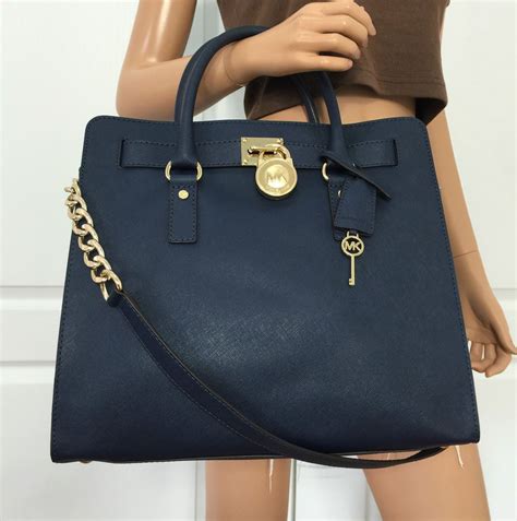 michael kors blue purse clouth|Michael Kors navy blue purse.